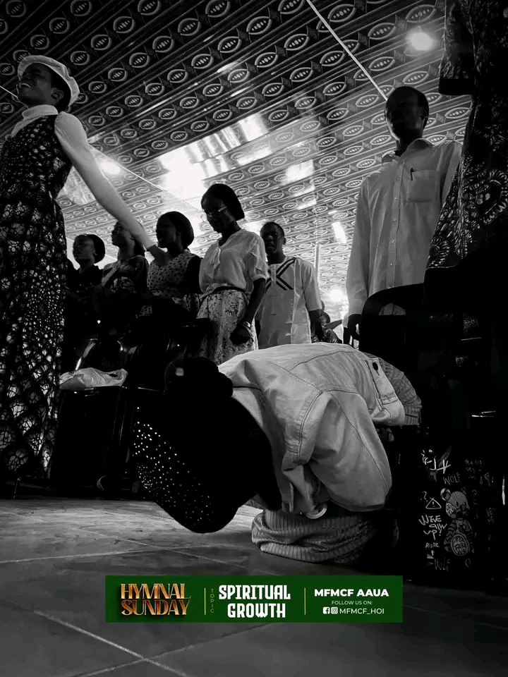 Woman in peaceful prayer